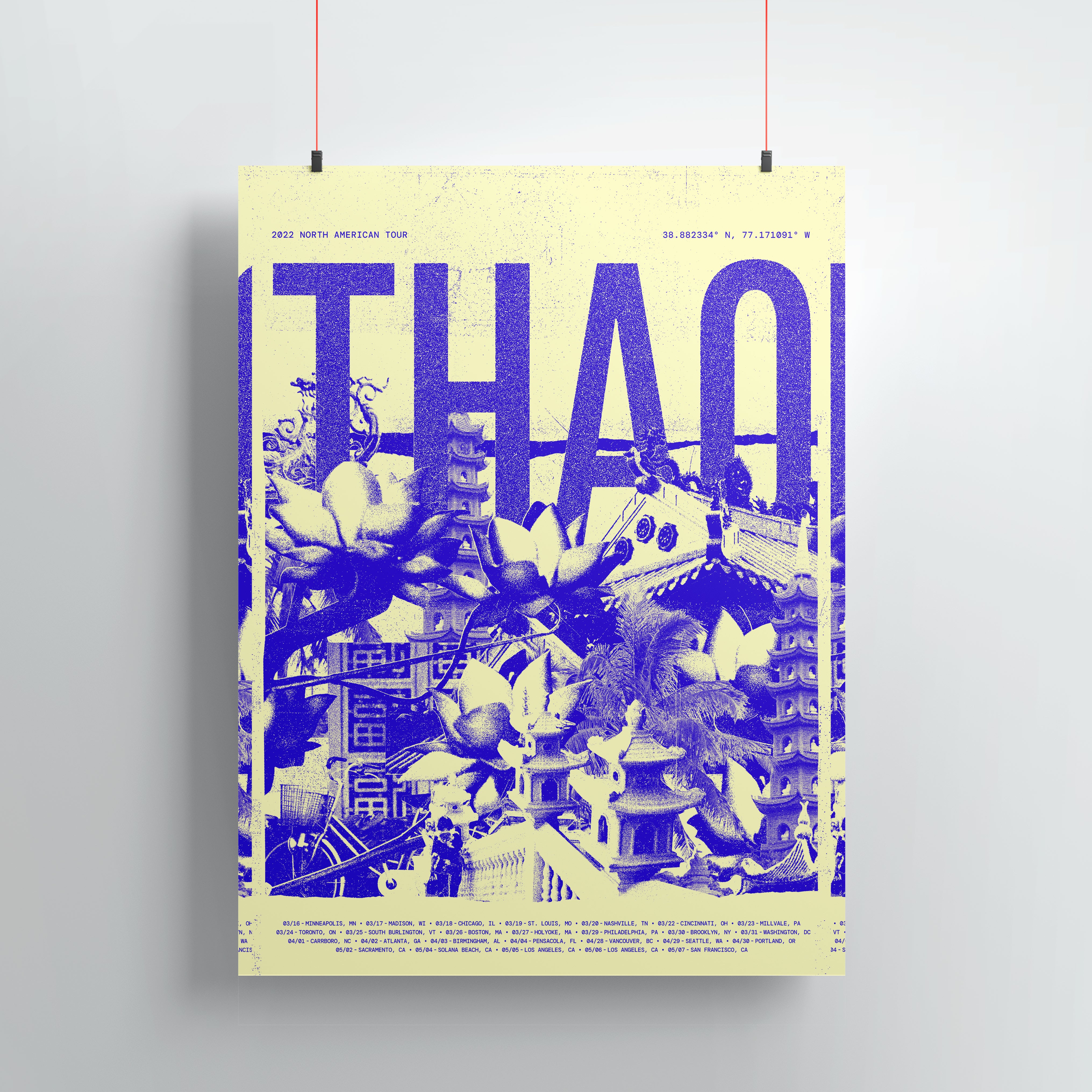Thao "Collage 2022 Tour" Poster
